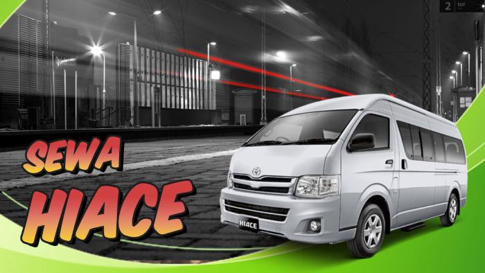 Harga Sewa Hiace Semarang